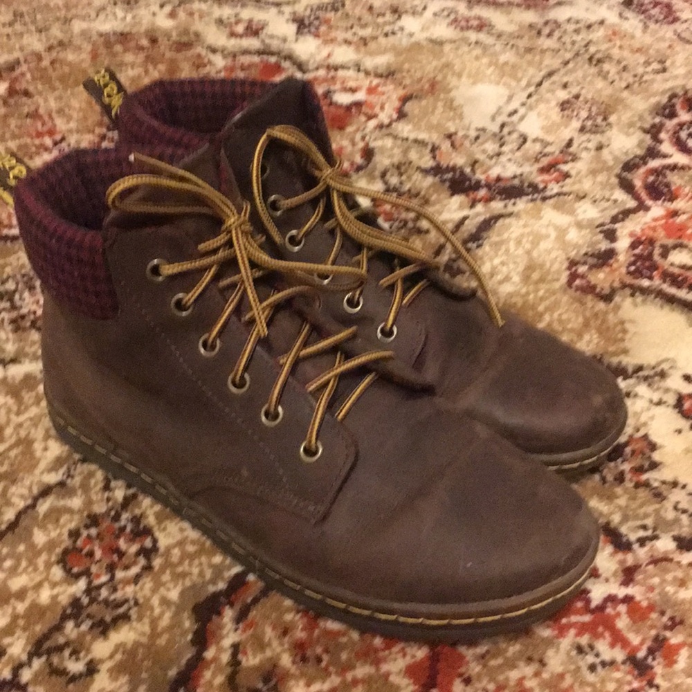 Brown doc martens